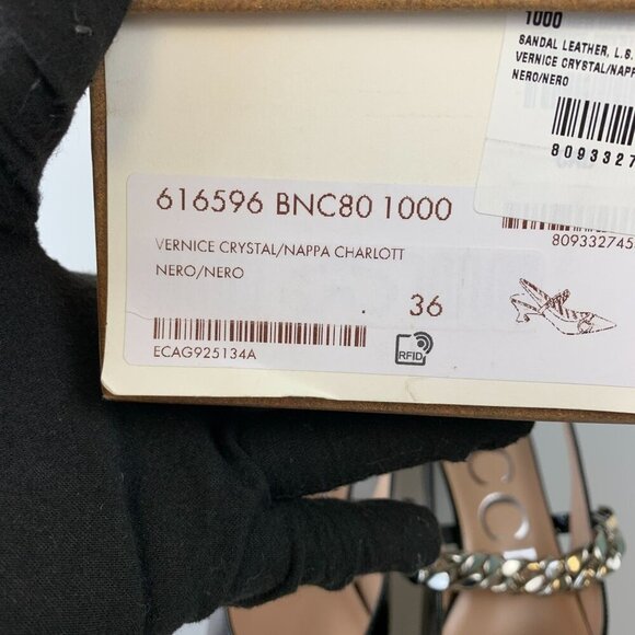 NIB Gucci Horsebit & Chain Leather Patent Pumps Size 36 - Picture 11 of 11